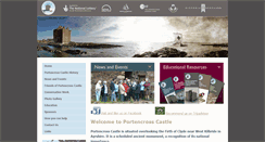 Desktop Screenshot of portencrosscastle.org.uk